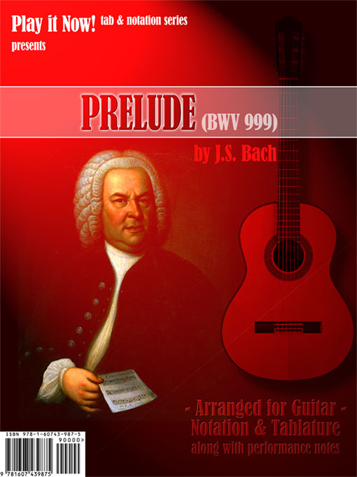 Title details for Bach Prelude BWV-999 Sheet Music & Tab - arranged for classical guitar by J.S. Bach - Wait list